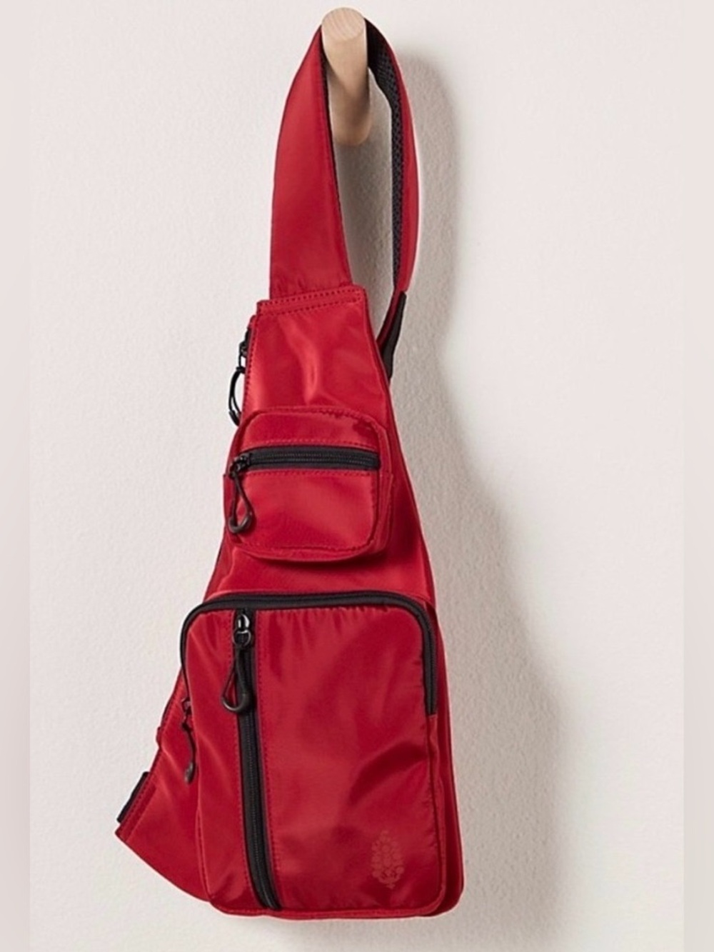 NWT FREE PEOPLE MOVEMENT Sprinter Sling Bag | Crimson/Wine MSRP $68